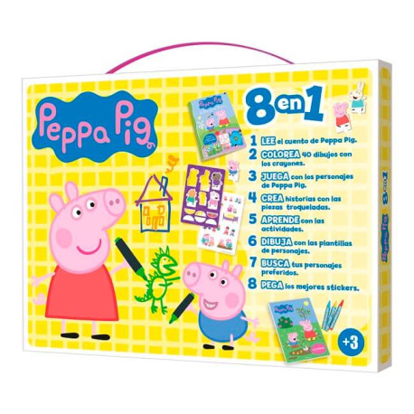 LUDUM MALETIN 8EN1 PEPPA PIG 9033000