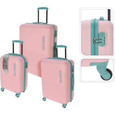 MALETA ROSA PASTEL 60CM 96000