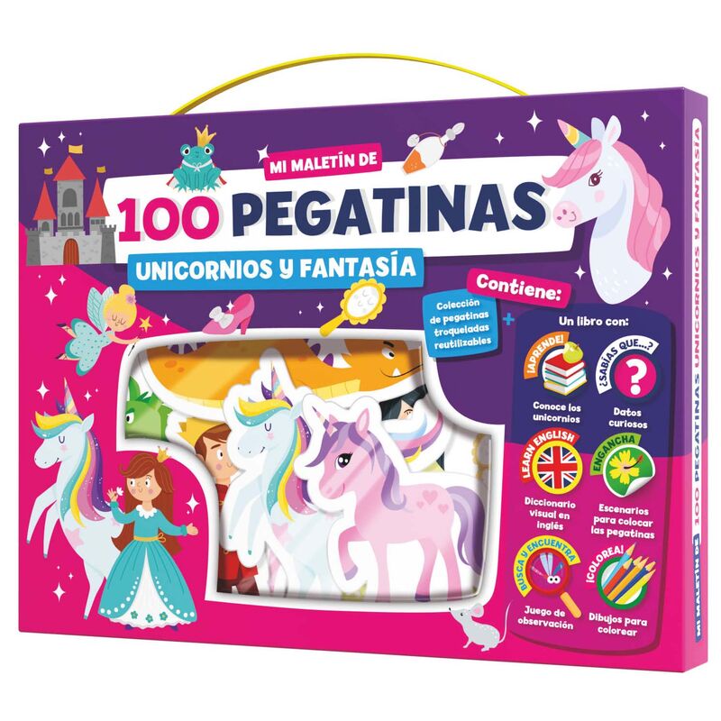 MALETIN 100PEGATINAS FANTASIA 904000