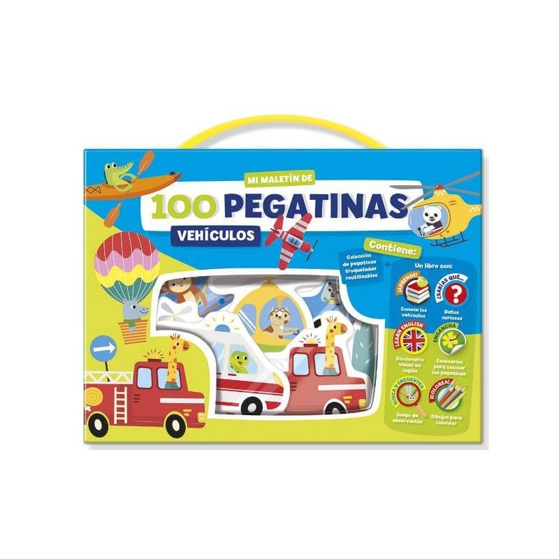 MALETIN 100PEGATINAS VEHICULOS 904000