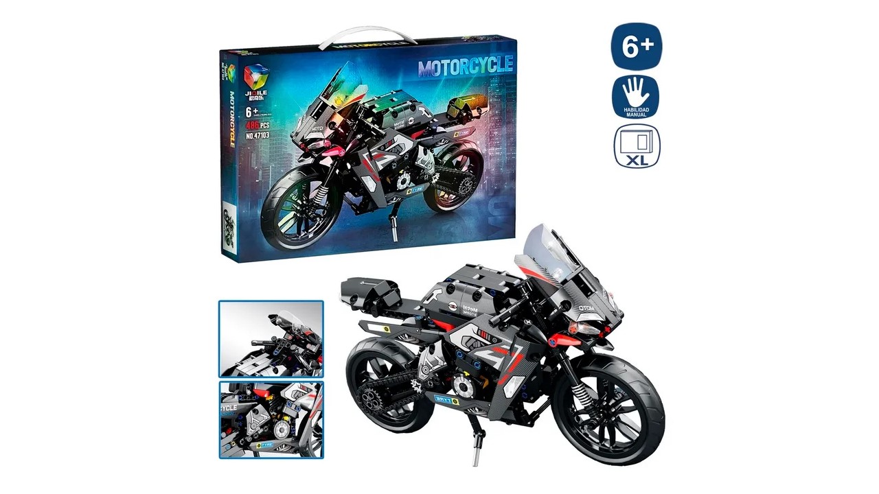 MAQUETA BLOQUES MOTO XL 26CM 9156500