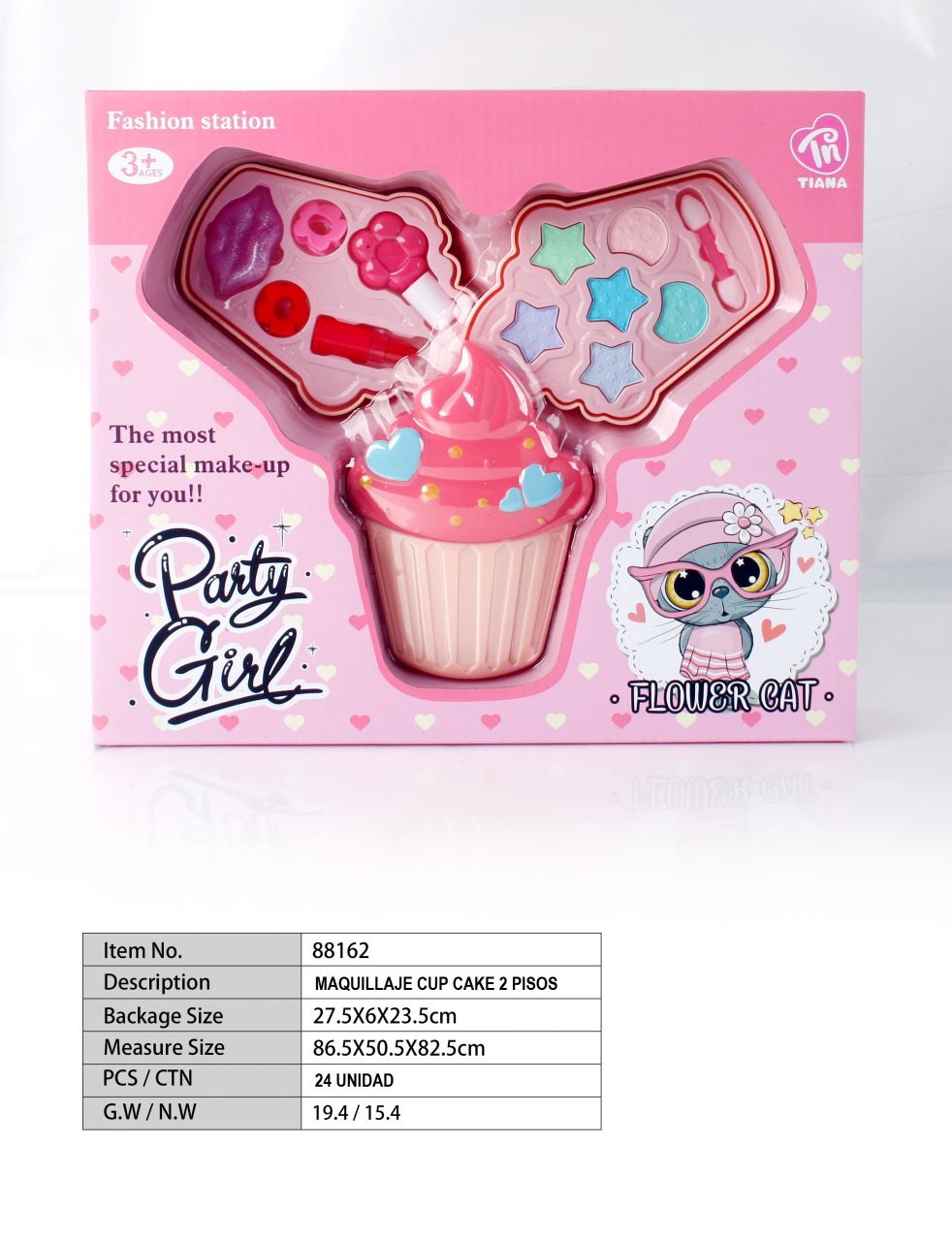 MAQUILLAJE CUP CAKE 2 PISOS 9049000