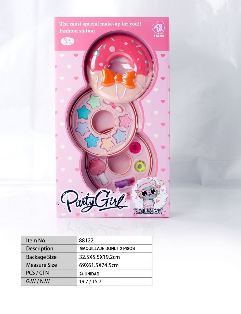 MAQUILLAJE DONUT 2 PISOS 904900