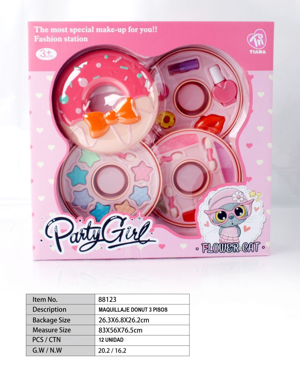 MAQUILLAJE DONUT 3 PISOS 9061500