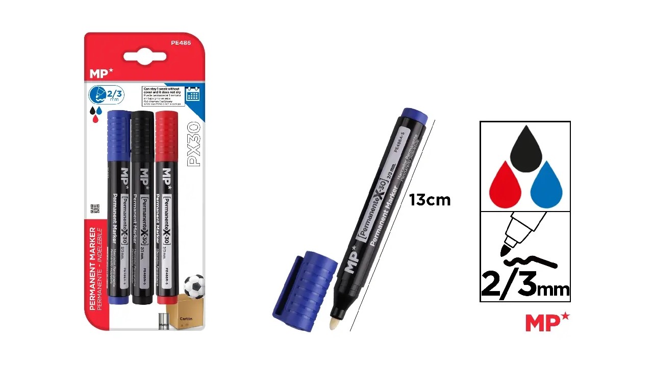 MARCADOR PERMANENTE 3UD 9014500