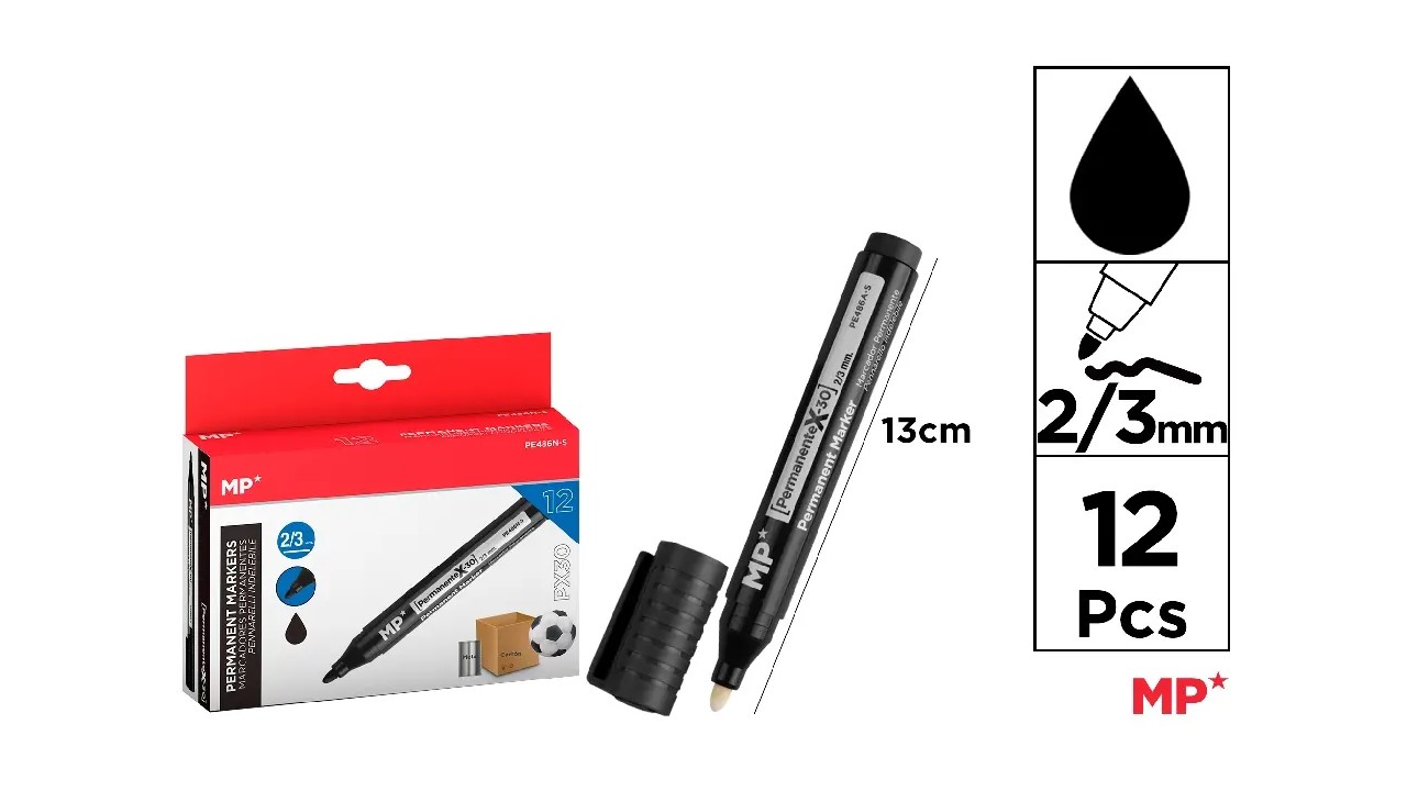 MARCADOR PERMANENTE NEGRO  9004700