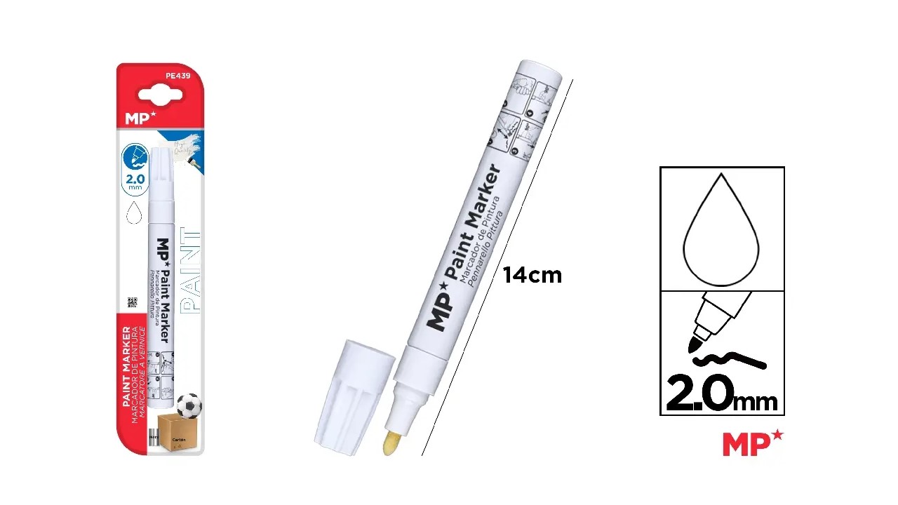 MARCADOR PINTURA BLNCO 3.0MM 9010500