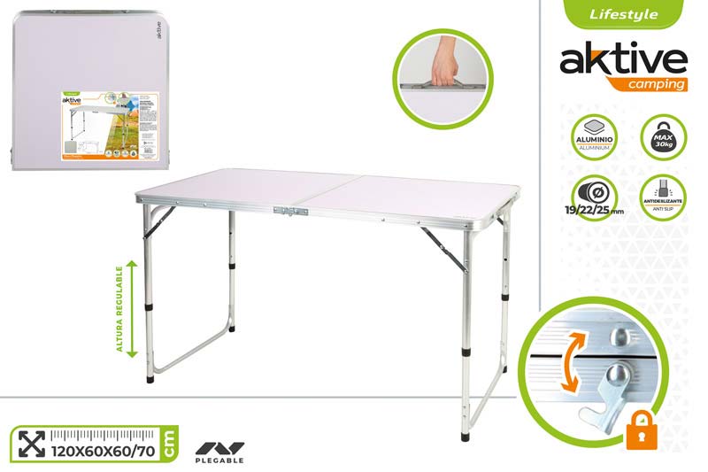 MESA MALETIN CAMPIN 120X60X60/70 9259500