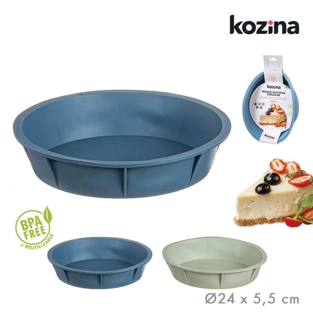 MOLDE REDONOD SILICONA 24CM 9031500