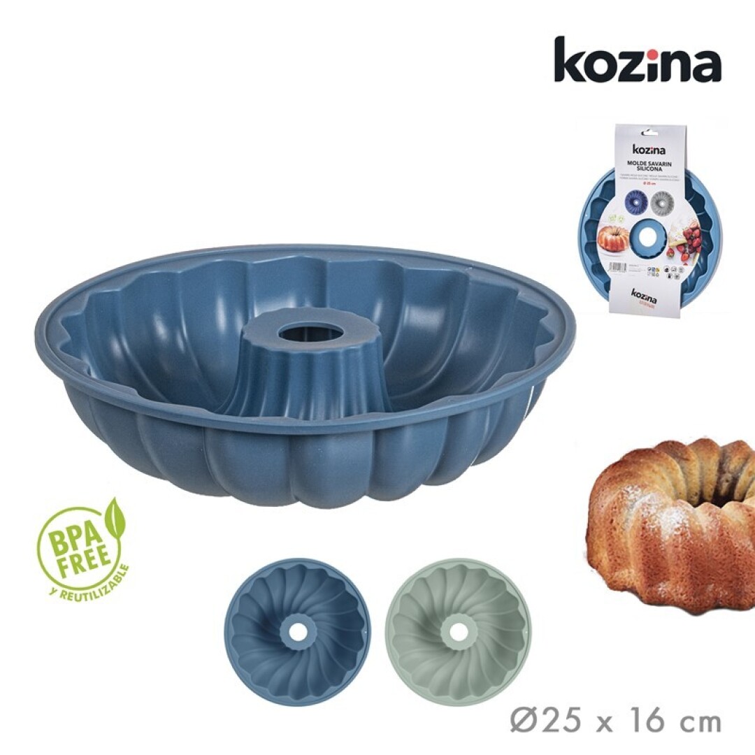 MOLDE SAVARIN SILICONA 25CM 904000