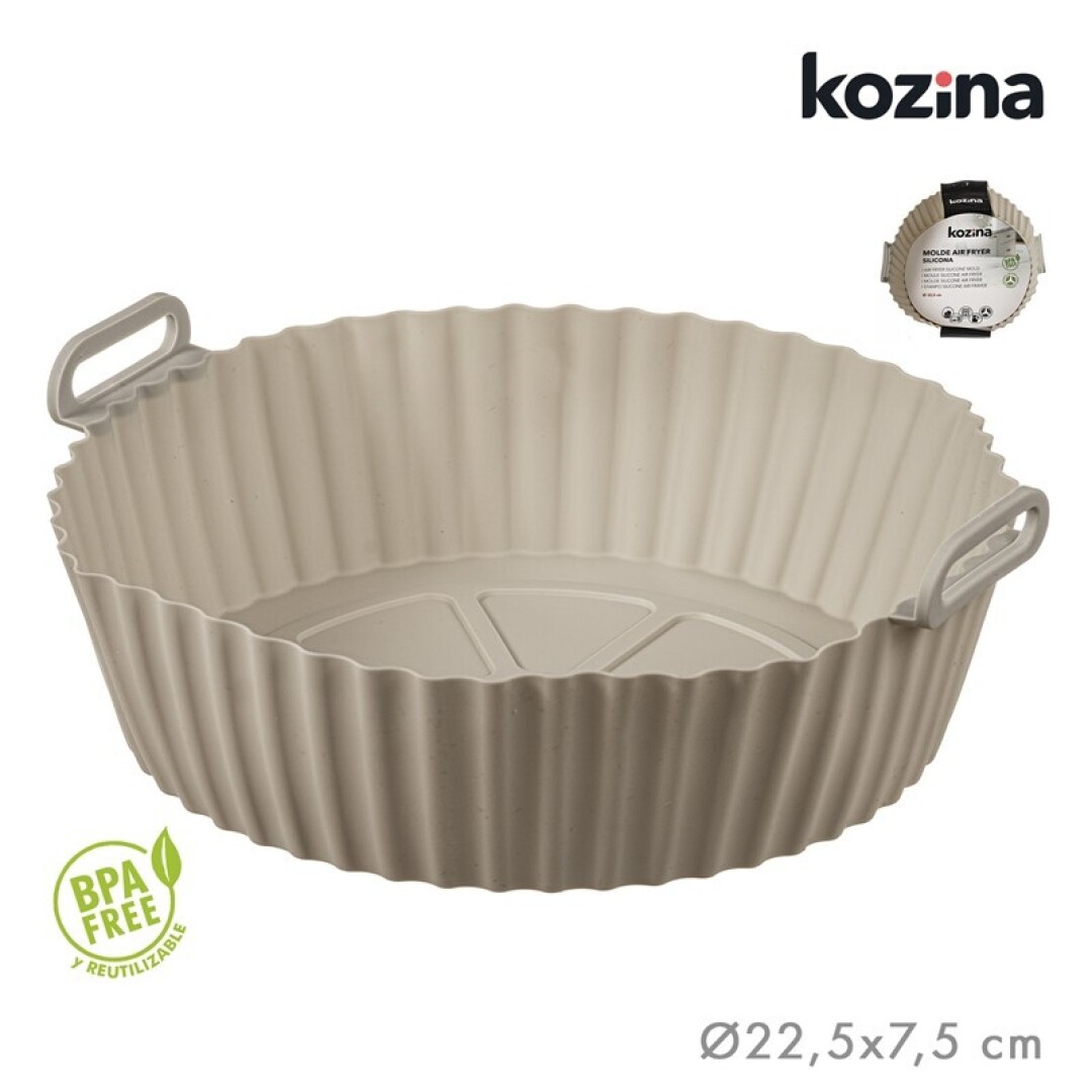 MOLDE SILICONA AIRFRESH 22.5CM GRIS 901700