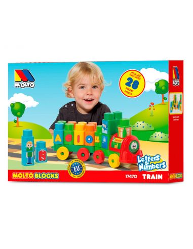 MOLTO TREN BOQUES TRAIN 28PCS 908000F