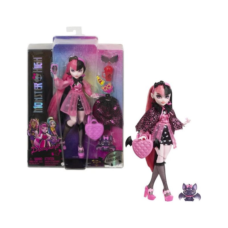 MONSTER HIGH DRACULAURA C/MAS HHK51 926300K