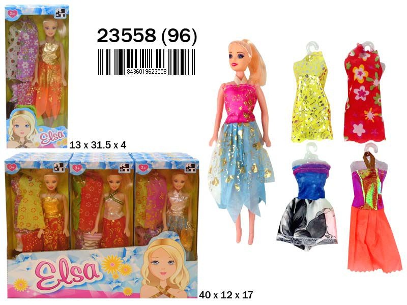 MUÑECA 4 VESTIDO EN CAJA 901600