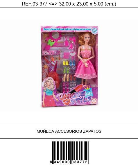 MUÑECA ACC.ZAPATOS 9036500