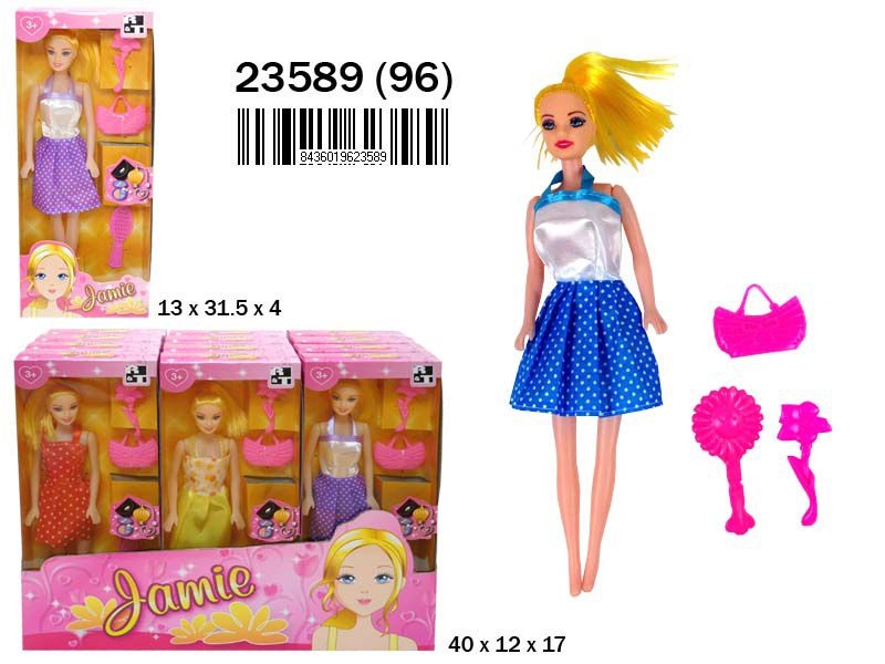 MUÑECA VESTIDO Y ACC. 901600