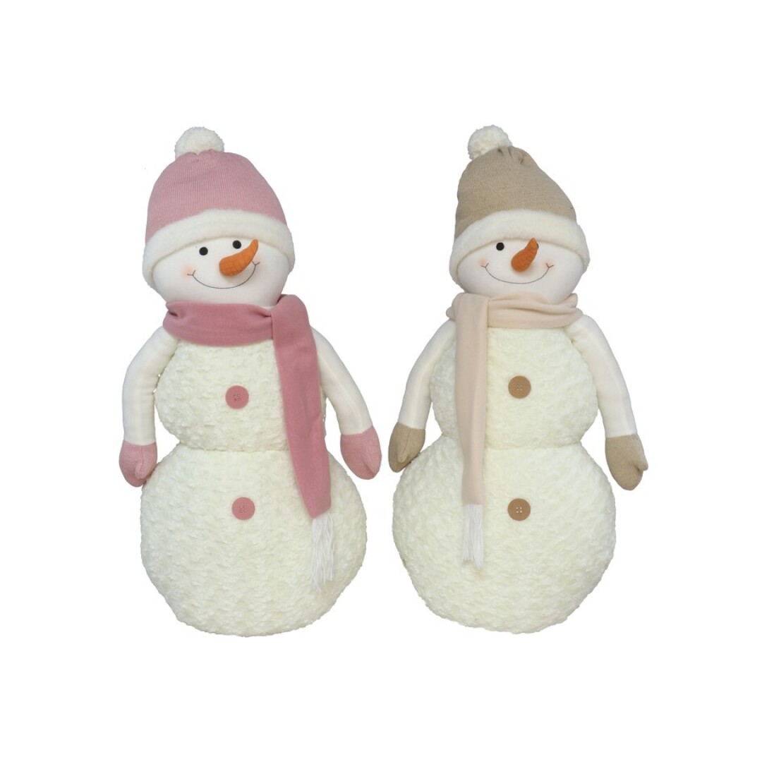 MUÑECO NIEVE C/BUFANDA 38X28X75 923200