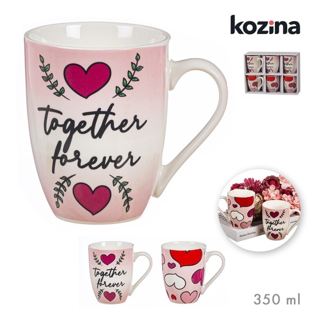 MUG CORAZON TOGETHER 350ML 9023500
