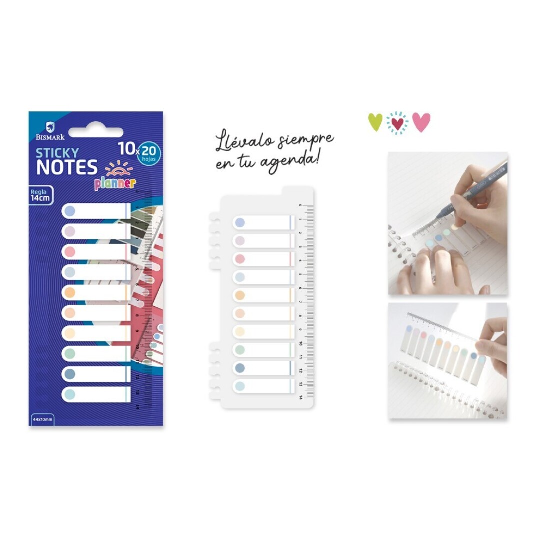 NOTAS PLANNER 10 GUIAS C/REGL 901400