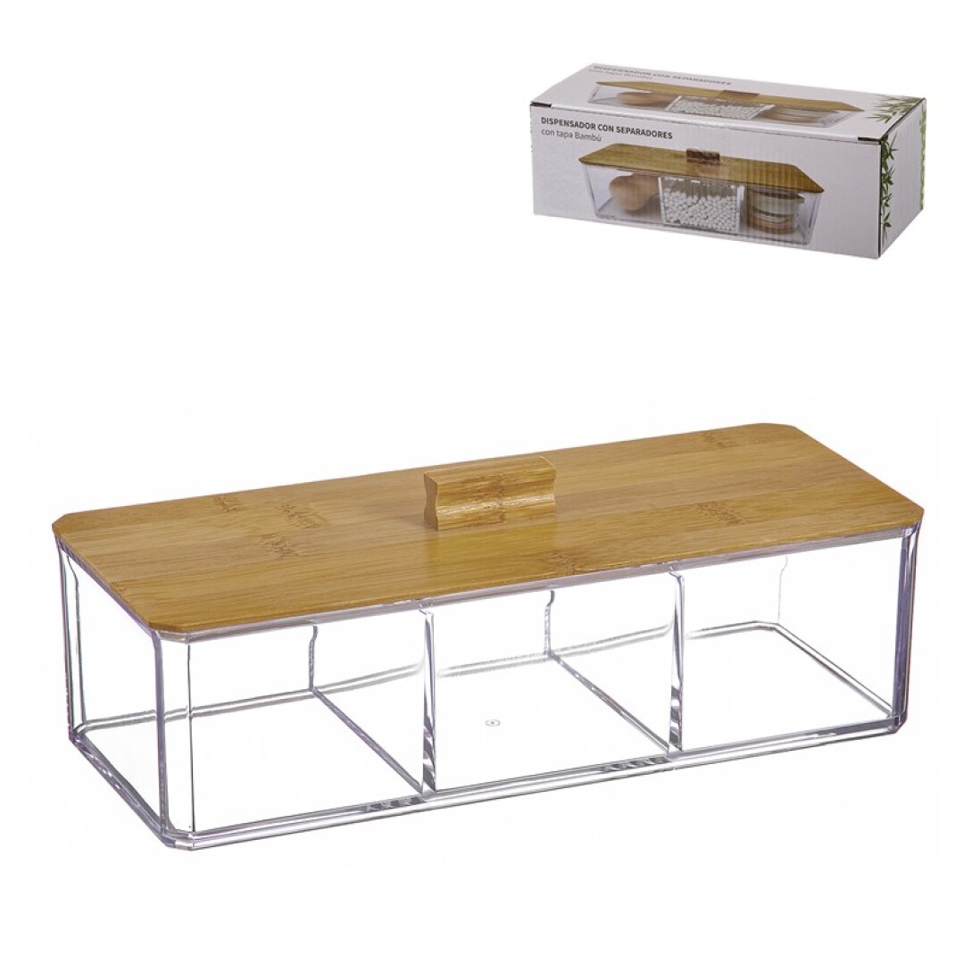 ORGANIZADOR COMEST.RECT. T/BAMBU 904700