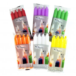PACK 4 VELAS VERDE 90100