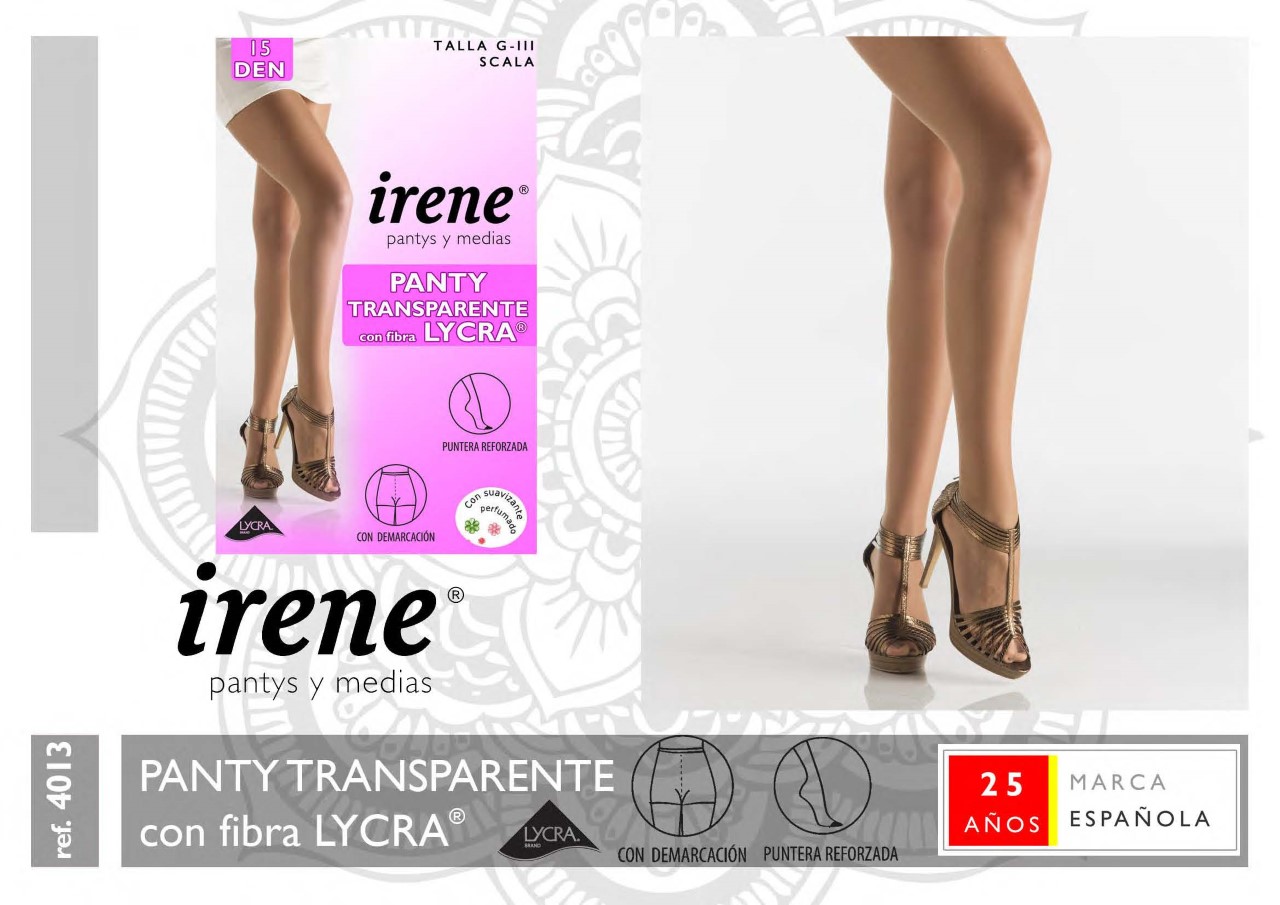 PANTY IRENE PLUS  15DEN T/M TABAC901000