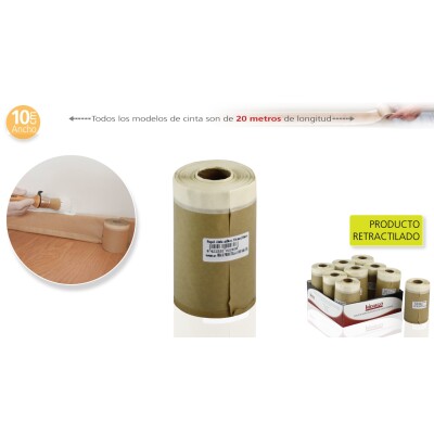 PAPEL C/CINTA 10CM X20M 9009500