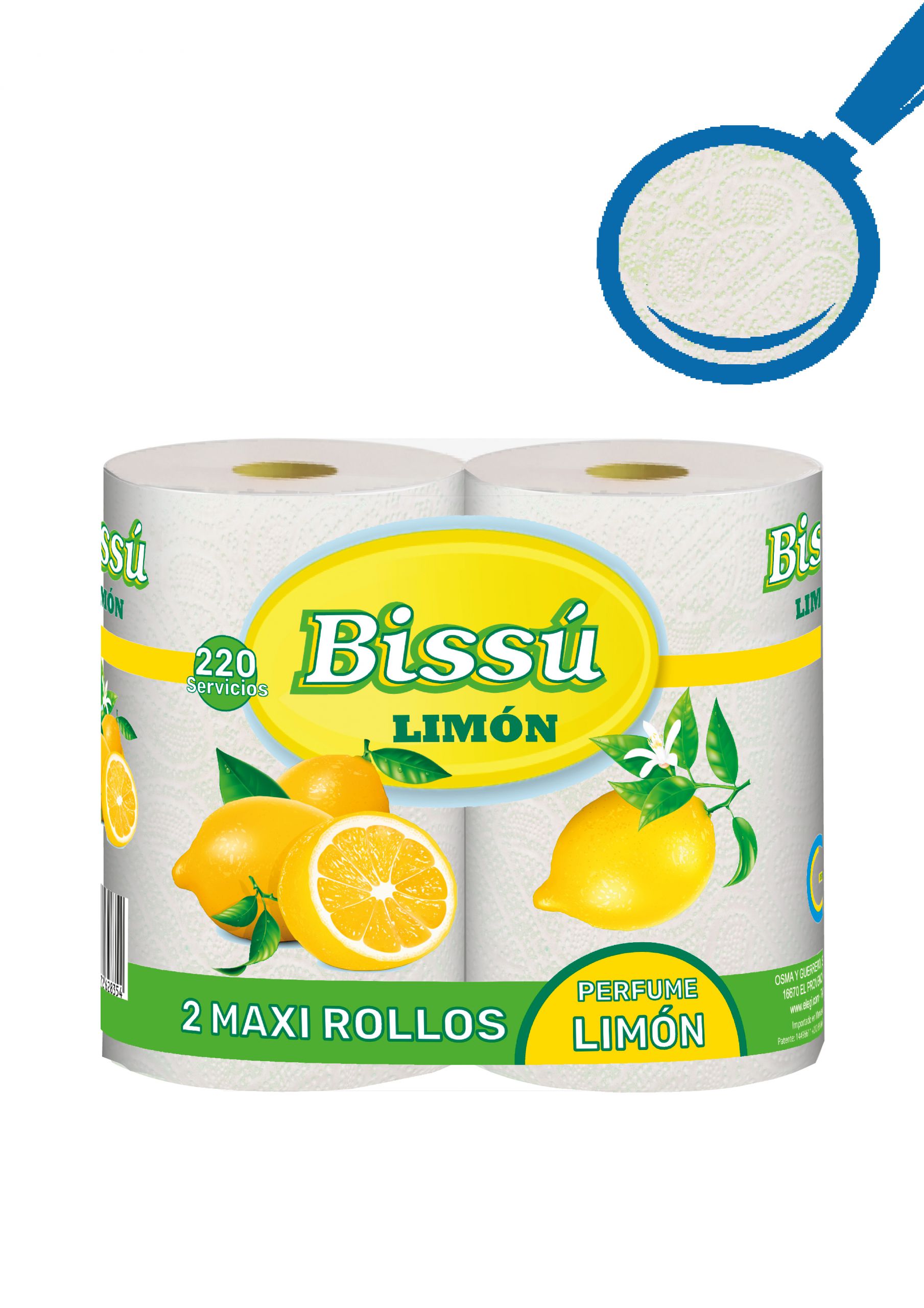PAPEL COCINA BISSU MAXI LIMON 2R 9022000