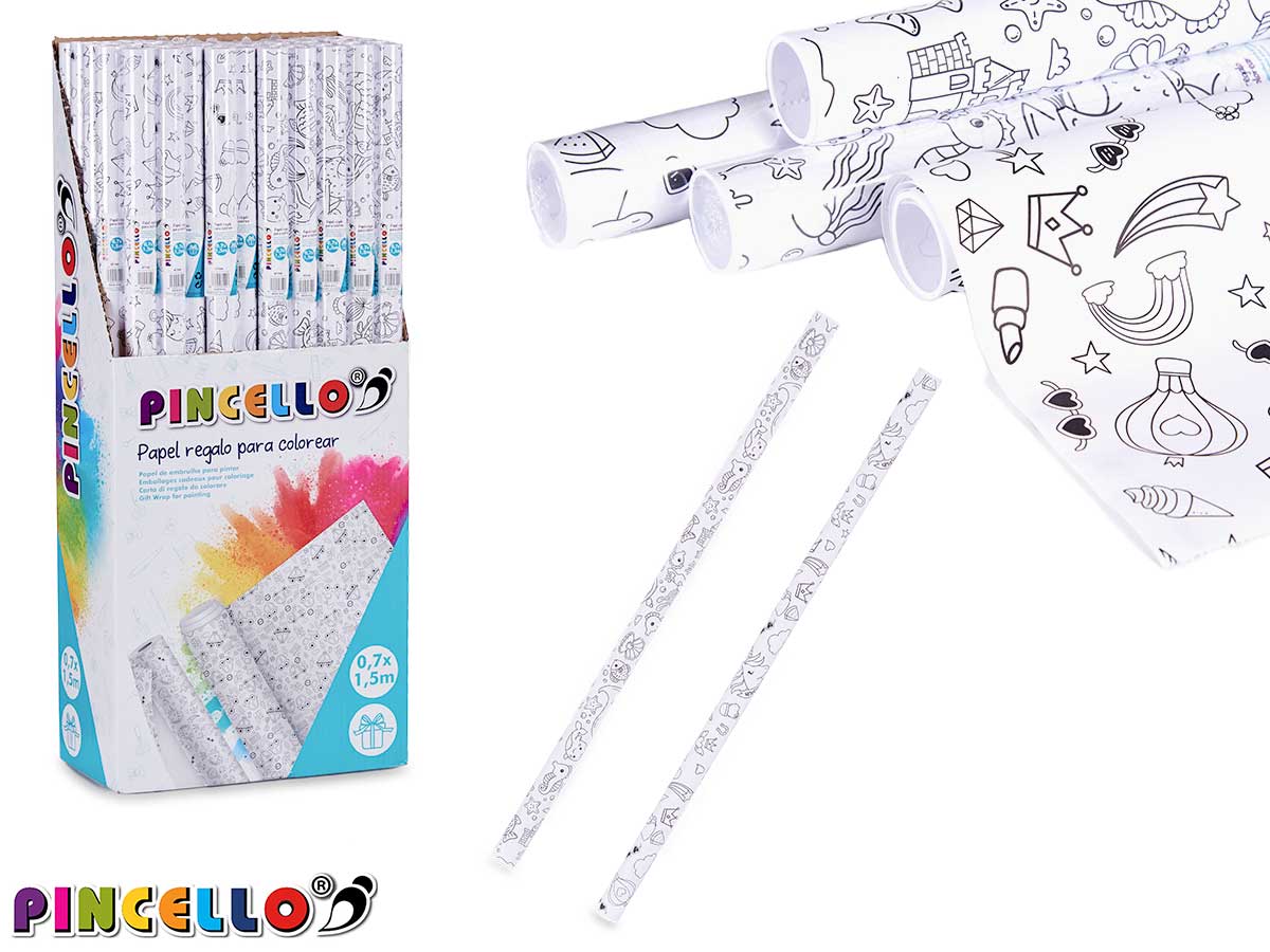PAPEL REGALO 0.75X1.5M UNIC/SIR 900600