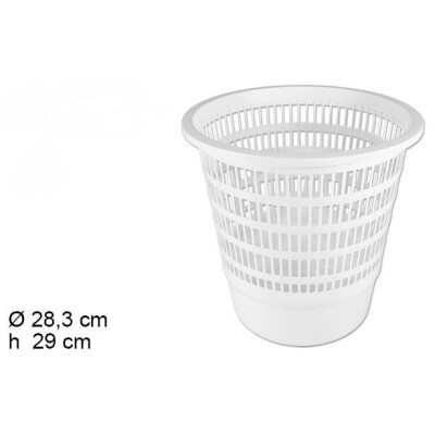PAPELERA PLASTICO RED 901500