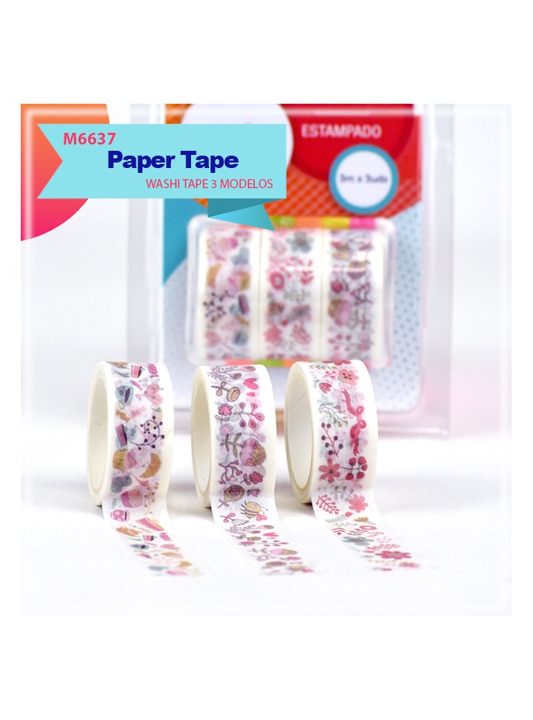 PAPER TAPE FLORES Y DULCES 3M X3UD 9007500