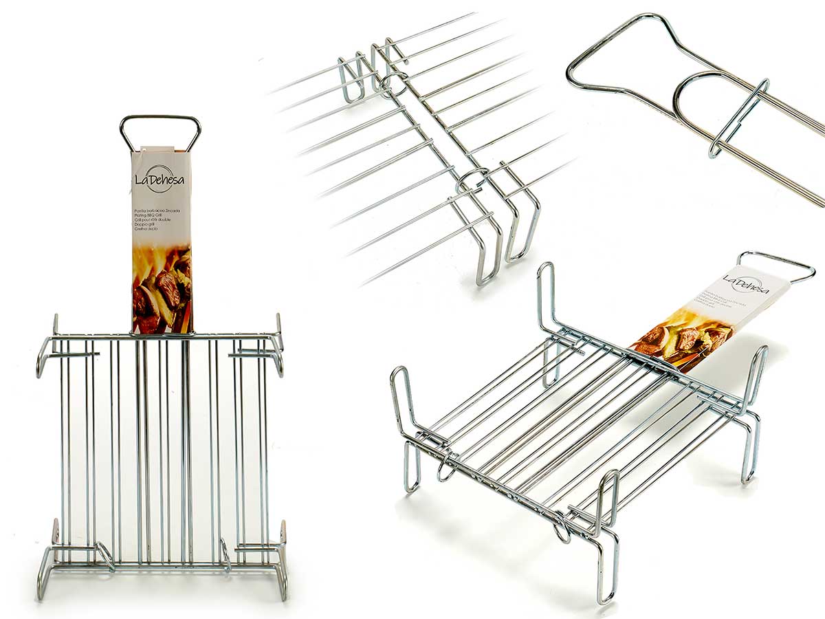 PARRILLA DOBLE ZINCADA 25X25 905100