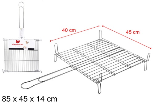 PARRILLA METAL DOBLE 8X45 9084500