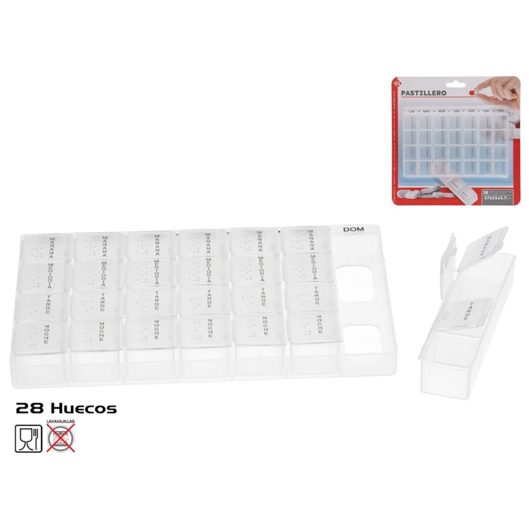 PASTILLERO 25HUECOS 17X11X1.7CM 9009500