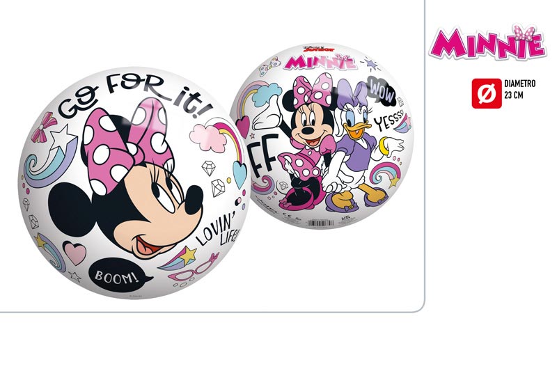 PELOTA MINNIE PVC  23CM 90270000