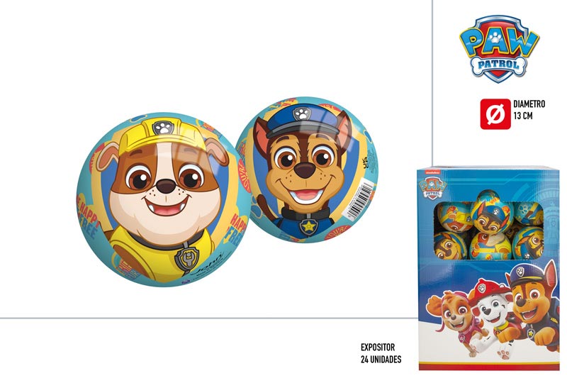 PELOTA PAW PATROL 13CM  901600