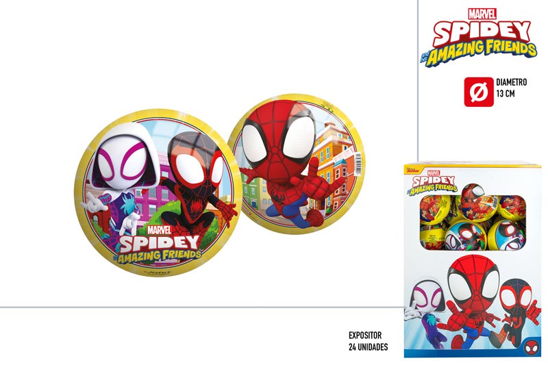 PELOTA SPIDEY-FRIENDS 13CM 901600