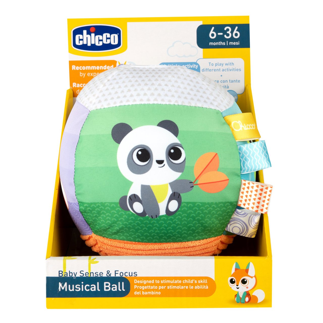 PELOTA TEXTIL MUSICAL 6-36MESES 915600
