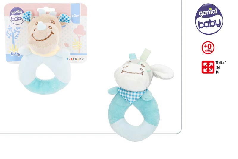 PELUCHE ANIMALITO ARO 14CM 902400