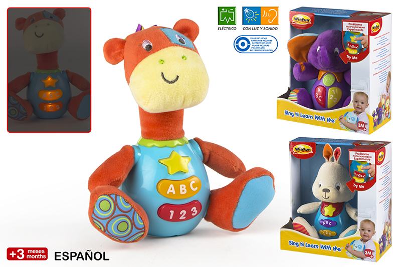 PELUCHE LUZ/SONIDO 91180000