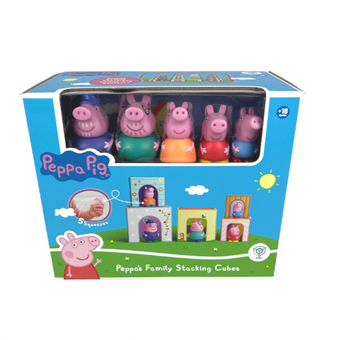 PEPPA PIG CUBOS APILABLES MADERA 9238000R