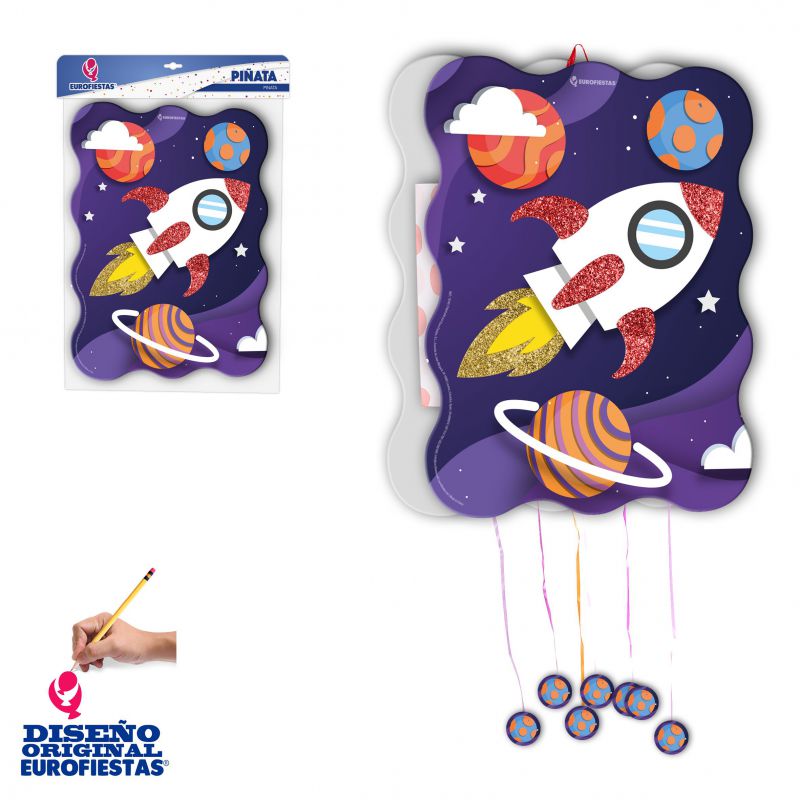 PIÑATA COHETE ESPACIAL 9029500