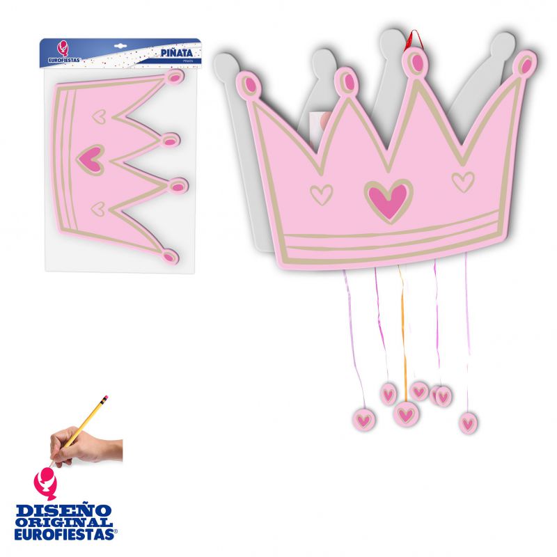 PIÑATA CORONA ROSA 9023500