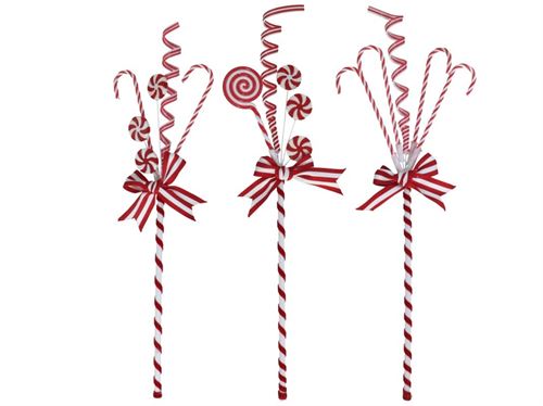 PICK CANDY  ROJO/BCO 16X52CM 903000