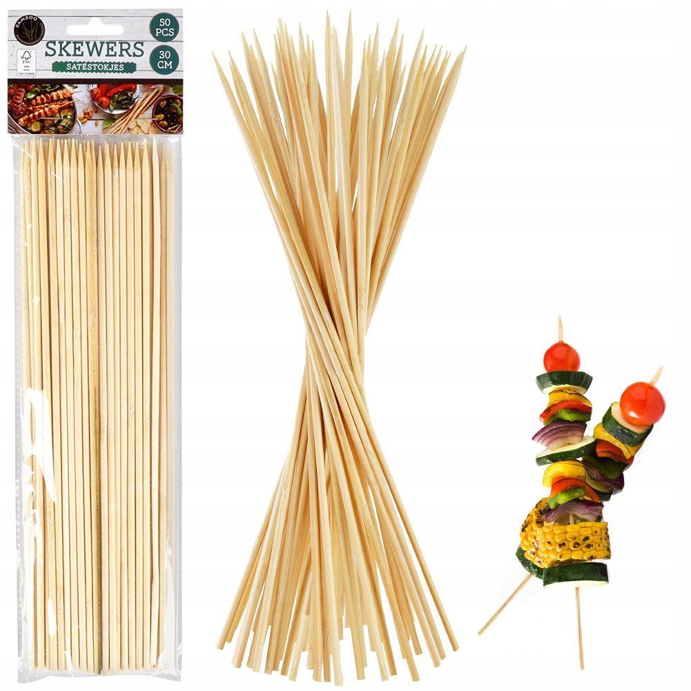 PINCHOS COMIDA 30CM   50PCS 901000