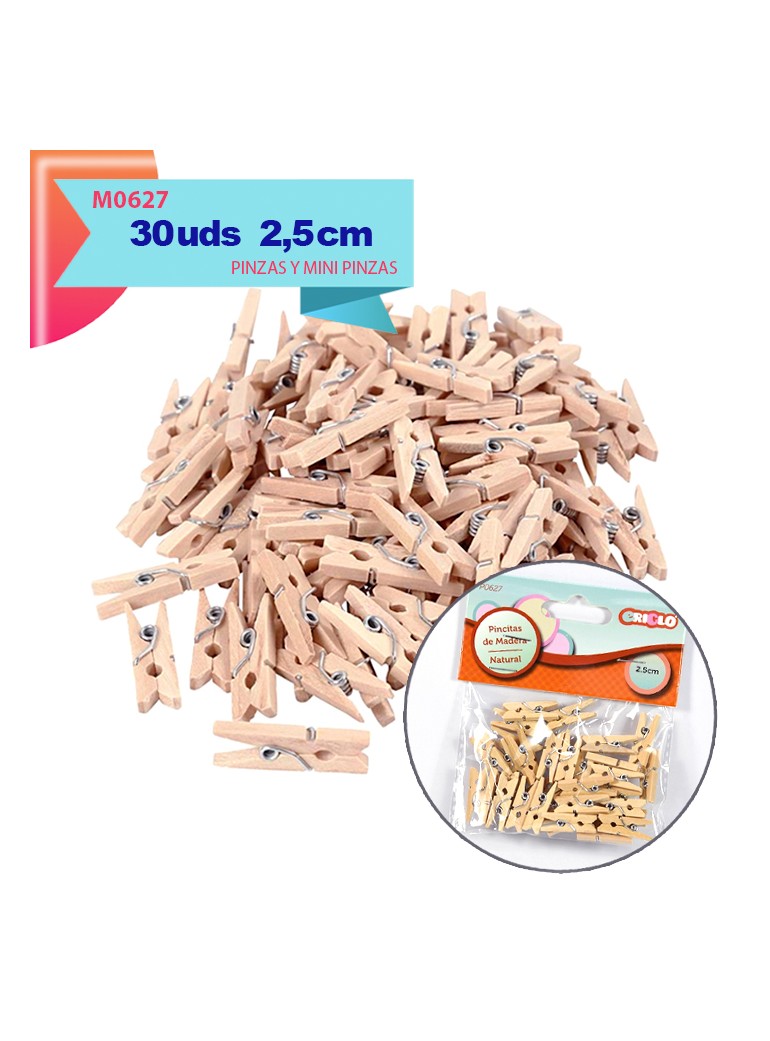 PINCITAS MAD.COLOR 2.5CM 900600