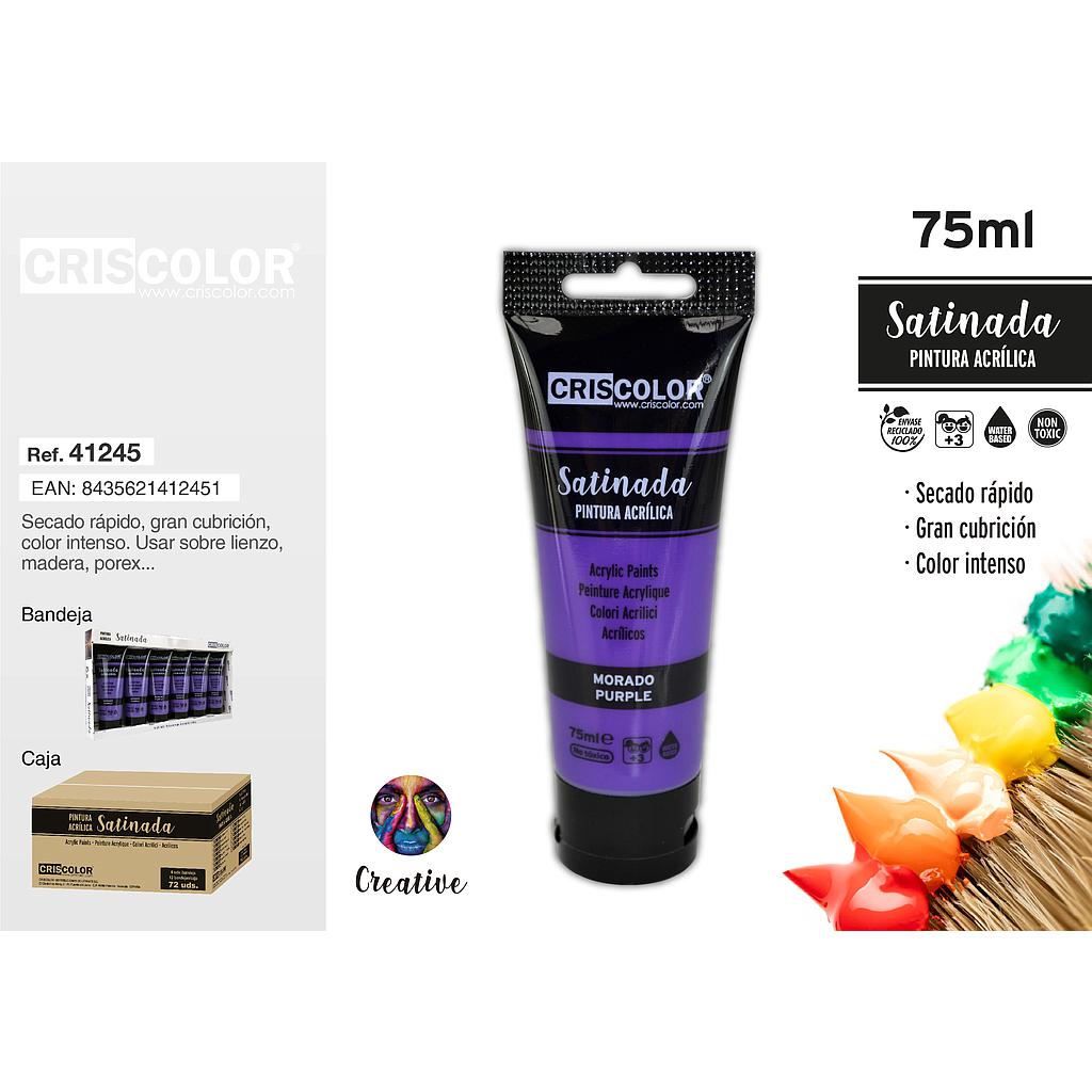 PINTURA ACRILICA MORADO 75ML 900600