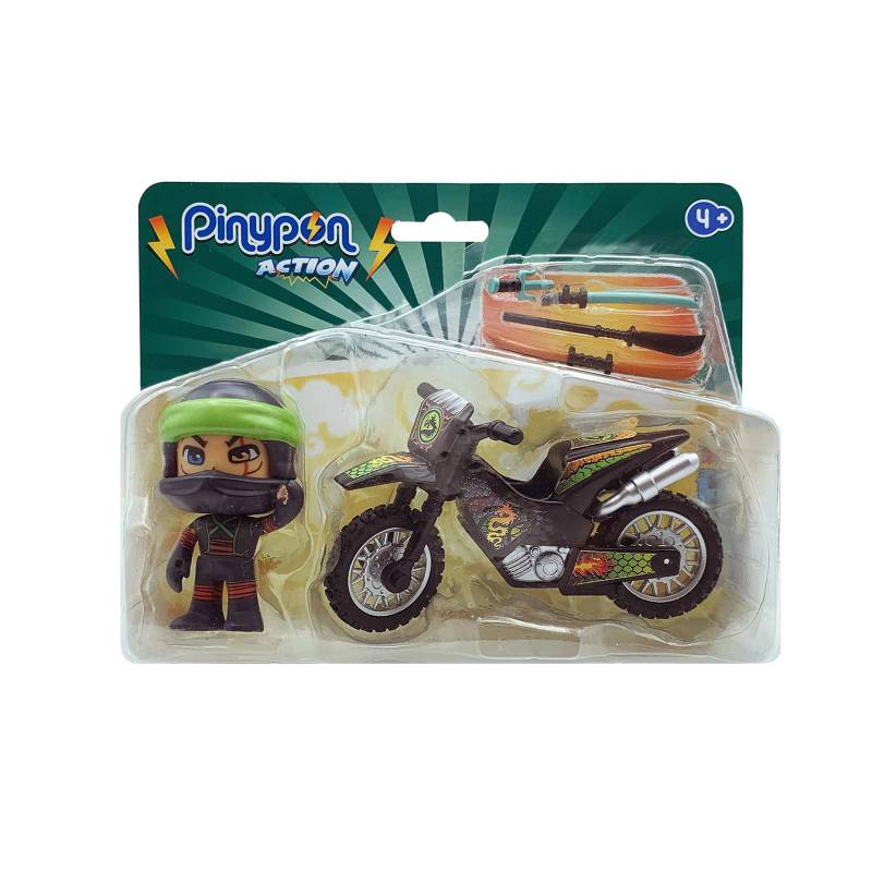 PINYPON ACTION THE NINJA MOTOBIKE PCN25000 9106500