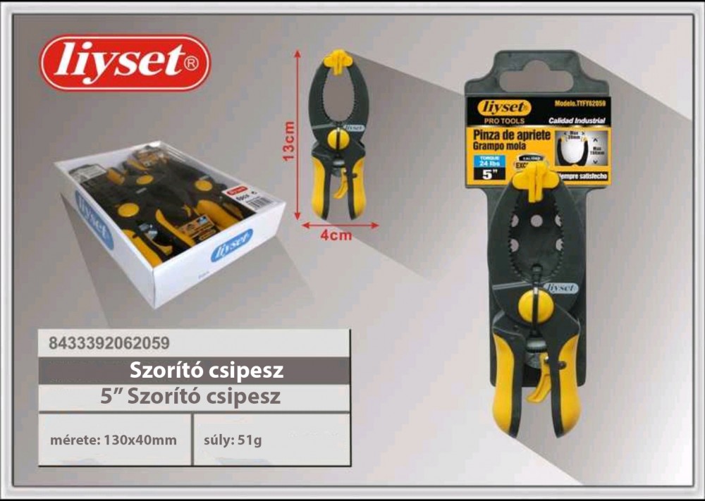 PINZA DE APRIETE TY-222 5" 9015500
