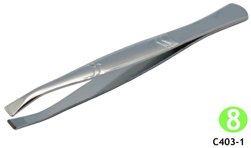PINZA DEPILAR CROMADA 8CM 6005000